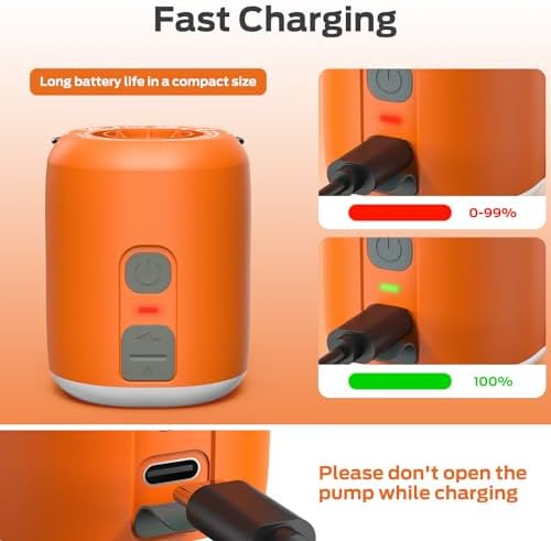 Sportneer Mini Air Pump for Inflatable Mattresses and Pool Floats