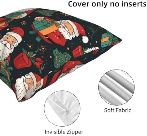 Ogniwo Merry Christmas Throw Pillow 12x12 Inch