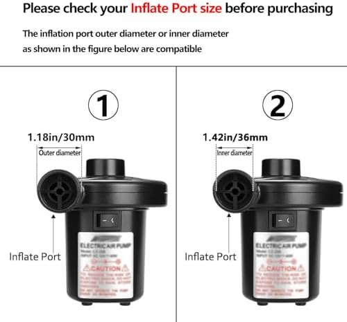 Replacement Nozzles for Air Pump 3 Sizes Set