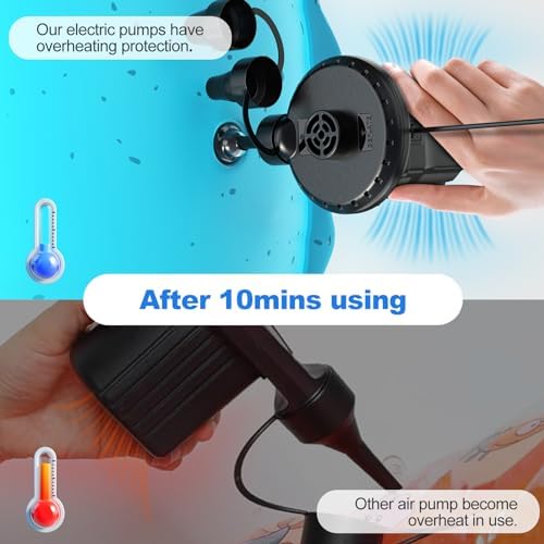 HUGERSTONE Electric Air Pump for Pool Inflatables