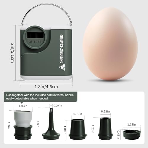 OneTigris Mini Air Pump with Camping Light and 2400 mAh Battery