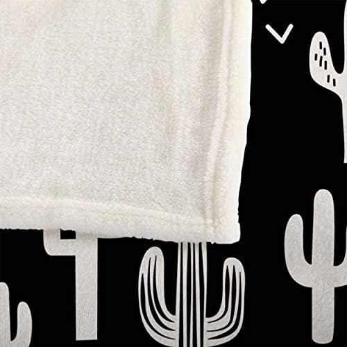 Mugod Western Cactus Throw Blanket 30x40 Inch