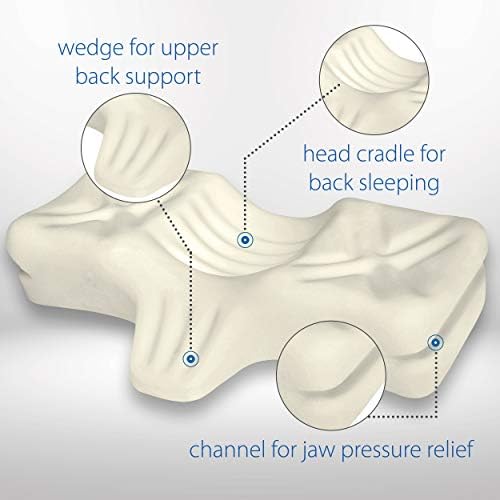 Therapeutica Cervical Foam Pillow for Neck Shoulder Back Pain Relief
