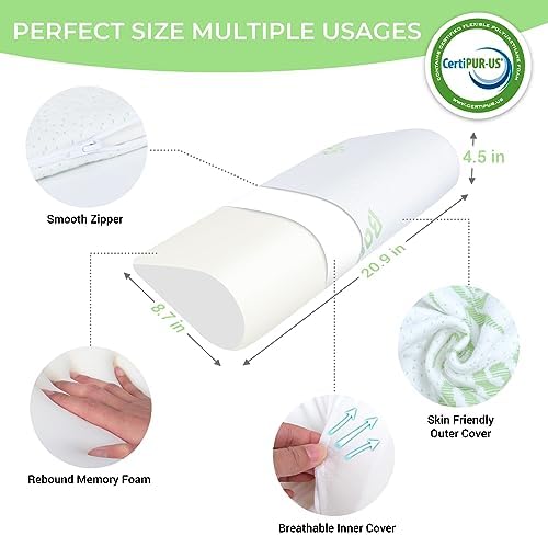 COOLBEBE Cervical Neck Pillows 2PCS for Pain Relief and Spine Support