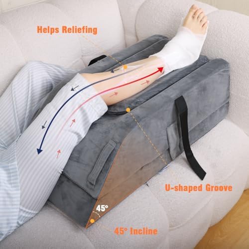 Maison de Morpheus Adjustable Leg Elevation Pillow for Post Surgery Recovery