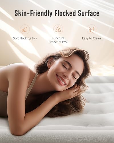 Airefina Full Air Mattress with Built-in Pump and Carrying Bag