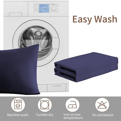 CULVE Pillowcases 24 Pack - Navy Blue Standard Size 1