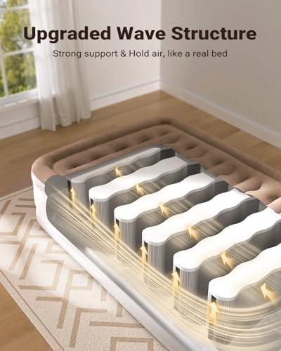 NatraCalm Air Mattress Full with Built in Pump