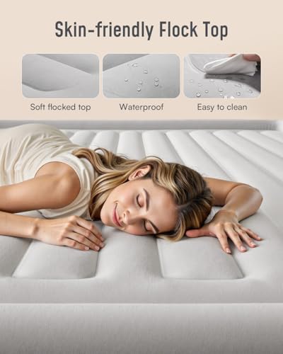 Airefina King Size Air Mattress with Built-in Pump 1