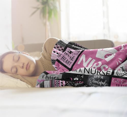 Nurse Appreciation Throw Blanket 60x50 Inch