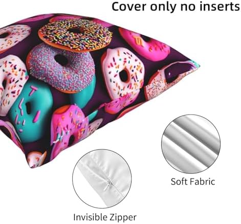 Ogniwo Donut Throw Pillow 12x12 Inch