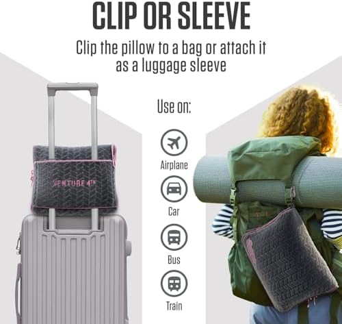 VENTURE 4TH Travel Blanket Pillow 2-in-1 Blanket Pillow for Travel