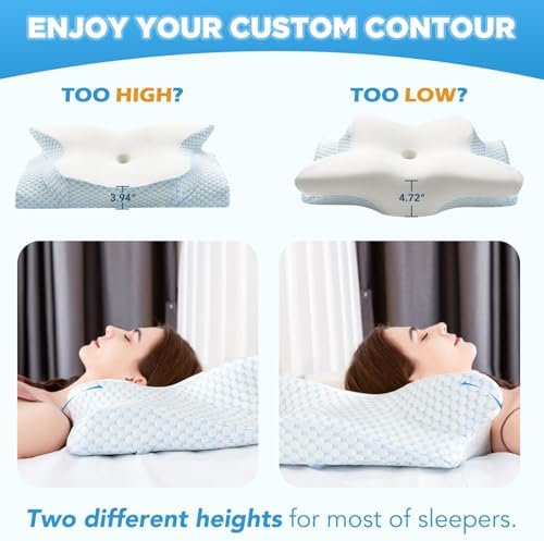 Iwacool Cool Cervical Neck Pillow for Pain Relief