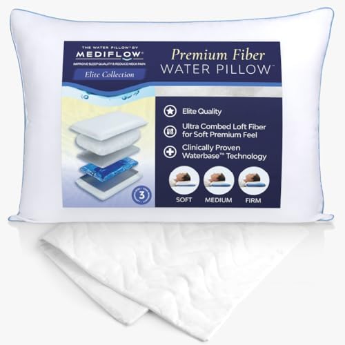 Mediflow Elite Fiber Water Pillow with Cotton Protector