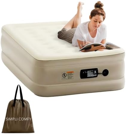 Simpli Comfy 18 Inch Raised Twin Inflatable Mattress