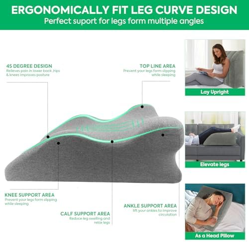 TUZAWERK Leg Elevation Pillow for Pregnancy and Comfort