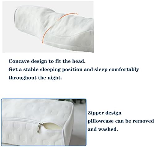 BEDAZE Blue Cervical Neck Pillow with Massage Function