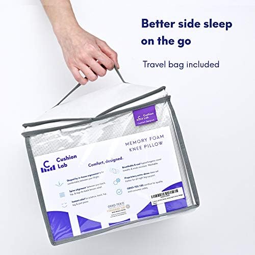 C Cushion Lab Extra Support Knee Pillow for Side Sleepers 1