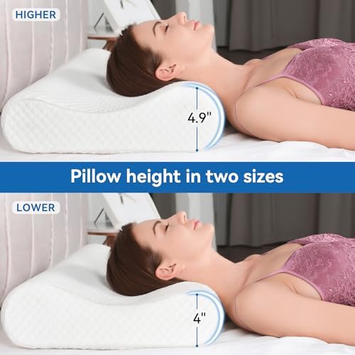 AM AEROMAX Queen Size Contour Memory Foam Pillow