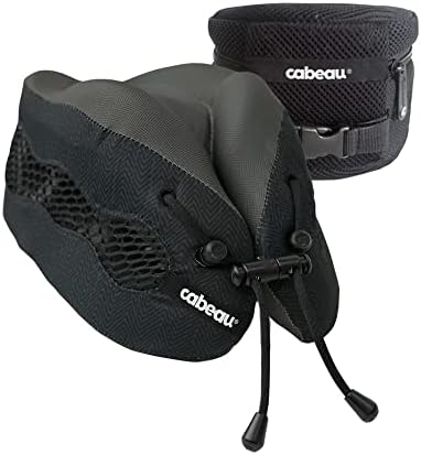 Cabeau Evolution Cool Travel Neck Pillow Memory Foam with Airflow Vents