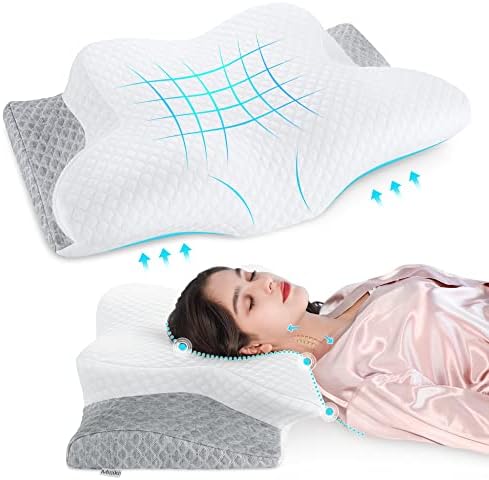 Misiki Cervical Foam Pillow for Neck Pain Relief