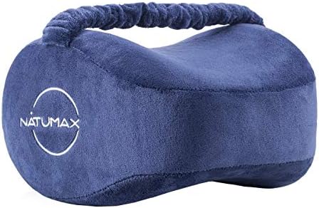 NATUMAX Knee Pillow with Sleep Mask and Ear Plugs