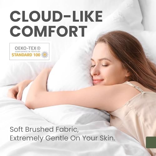 Fairpeak Pillow Covers with Zipper 20x26 2 Pack