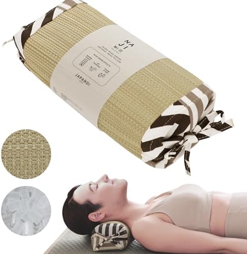 NAJIMI Igusa Pillow - Charcoal Brown Traditional Design