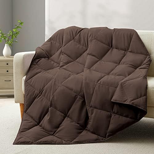 Deodar Down Throw Blanket - Soft Fluffy Lightweight