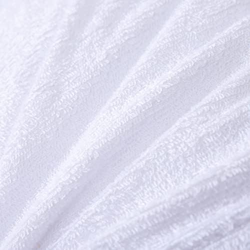 Kingnex Waterproof Feather Proof Pillow Protectors 16x16 Pack of 2 1