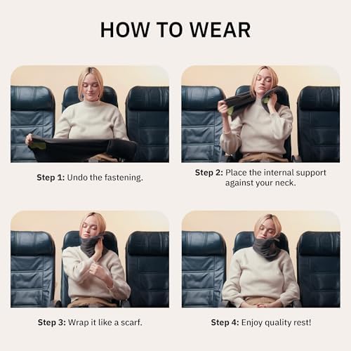 trtl Travel Pillow - Red Lightweight Neck Support Comfortable Machine-Washable