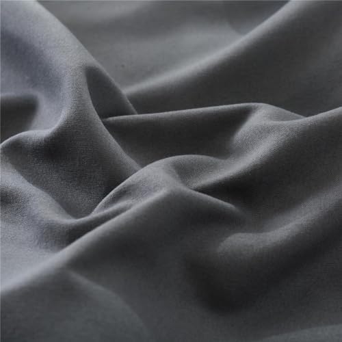 Junn Shenn 2 Pack Microfiber Pillowcases 20x26 Grey