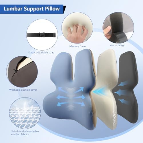 HEYPORK 4D Ergonomic Lumbar Support Pillow