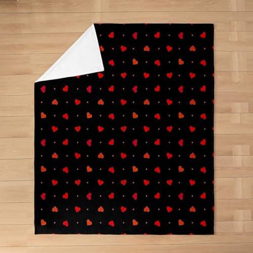 Jejeloiu Love Fuzzy Blanket 50x60 Inches