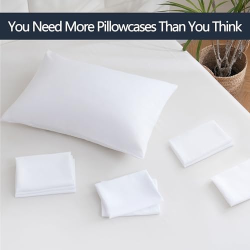 ZPECC Pillow Cases 24 Pack - Soft Microfiber Pillow Covers with Envelope Closure