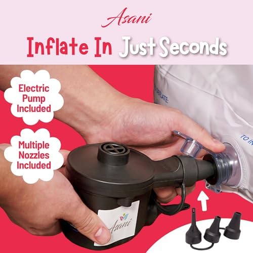 Asani Inflatable Toddler Bed with Electric Pump and Carry Case