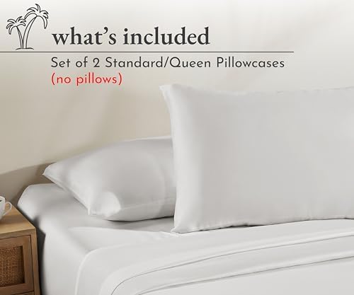 California Design Den 100 Cotton Pillowcases Set of 2
