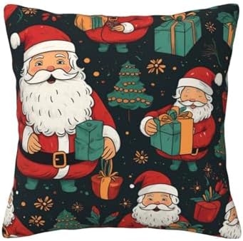 Ogniwo Merry Christmas Throw Pillow 12x12 Inch