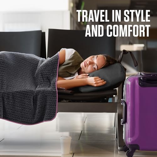 VENTURE 4TH Travel Blanket Pillow 2-in-1 Blanket Pillow for Travel