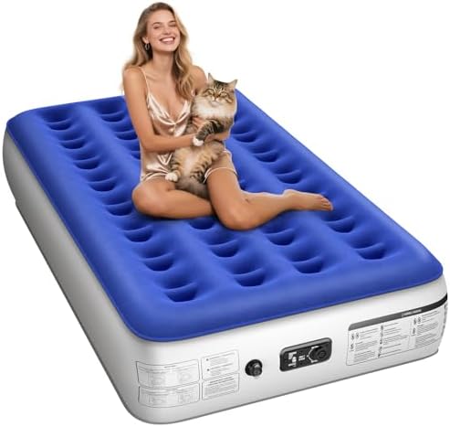 Xsleep Twin Air Mattress with Built-in Pump