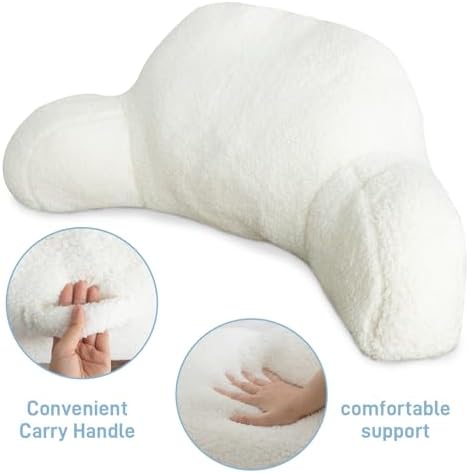 DMS PROTECTOR Reading Pillow with Arm Support Ivory