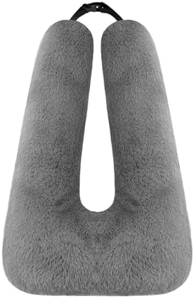 Swemos Travel Pillow - Gray Ergonomic Neck Support for Kids Adults