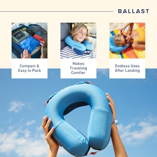 Ballast Travel Pillow PRO Ocean Blue