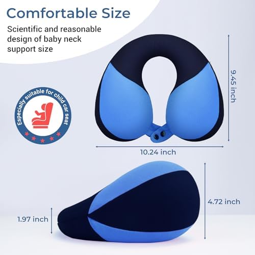 COOLBEBE Kids Travel Neck Pillow with Double Support