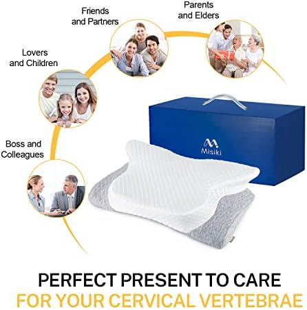 Misiki Cervical Foam Pillow for Neck Pain Relief