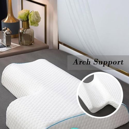 Couples Anti-Pressure Memory Foam Pillow with Arm Hole