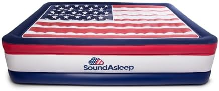SoundAsleep Dream Series Queen Air Mattress with ComfortCoil Tech Built-in Pump