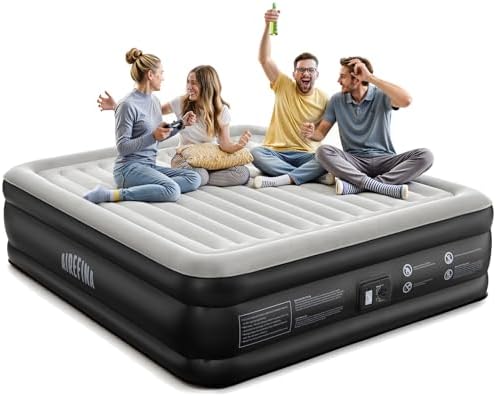 Airefina King Size Air Mattress with Built-in Pump 1