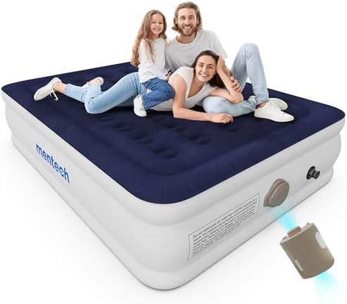 Mentech Queen Air Mattress with Built in Pump