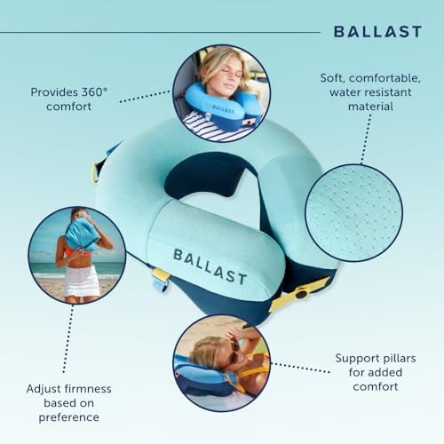 Ballast Travel Pillow PRO Ocean Blue